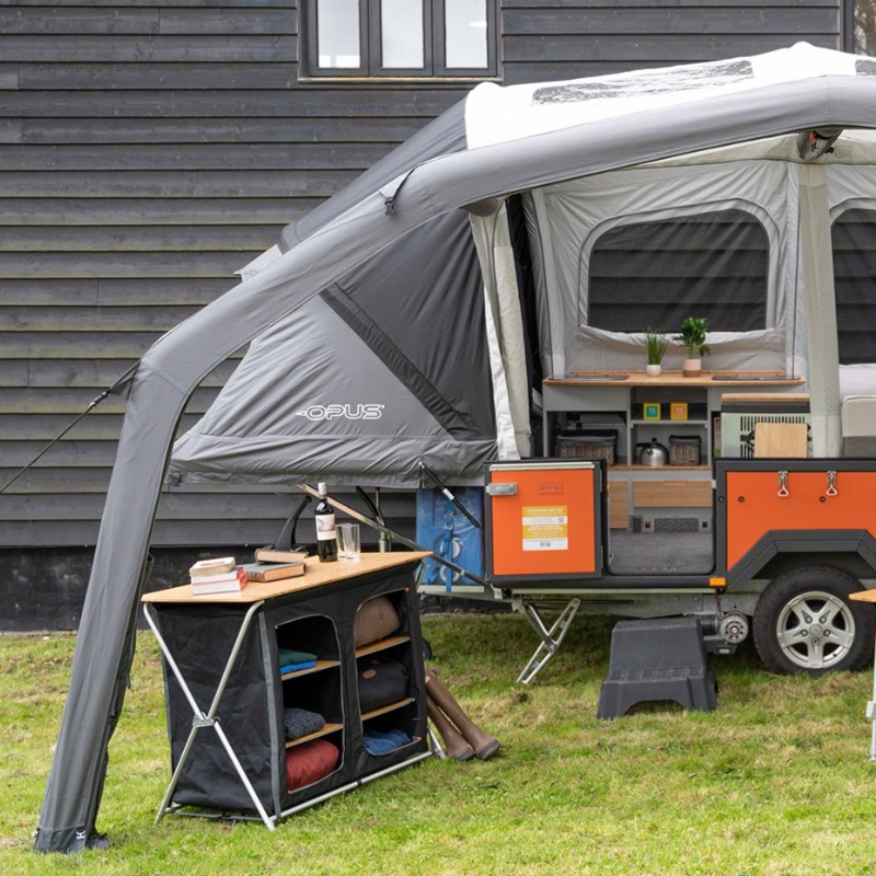 Opus self inflating camper
