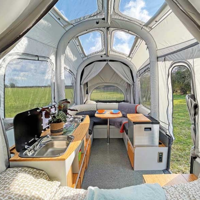 Award-winning OPUS self-inflating camper