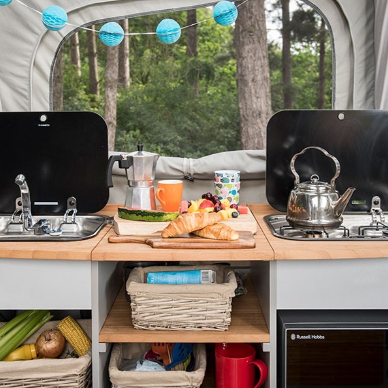 OPUS has a fully-functioning kitchen